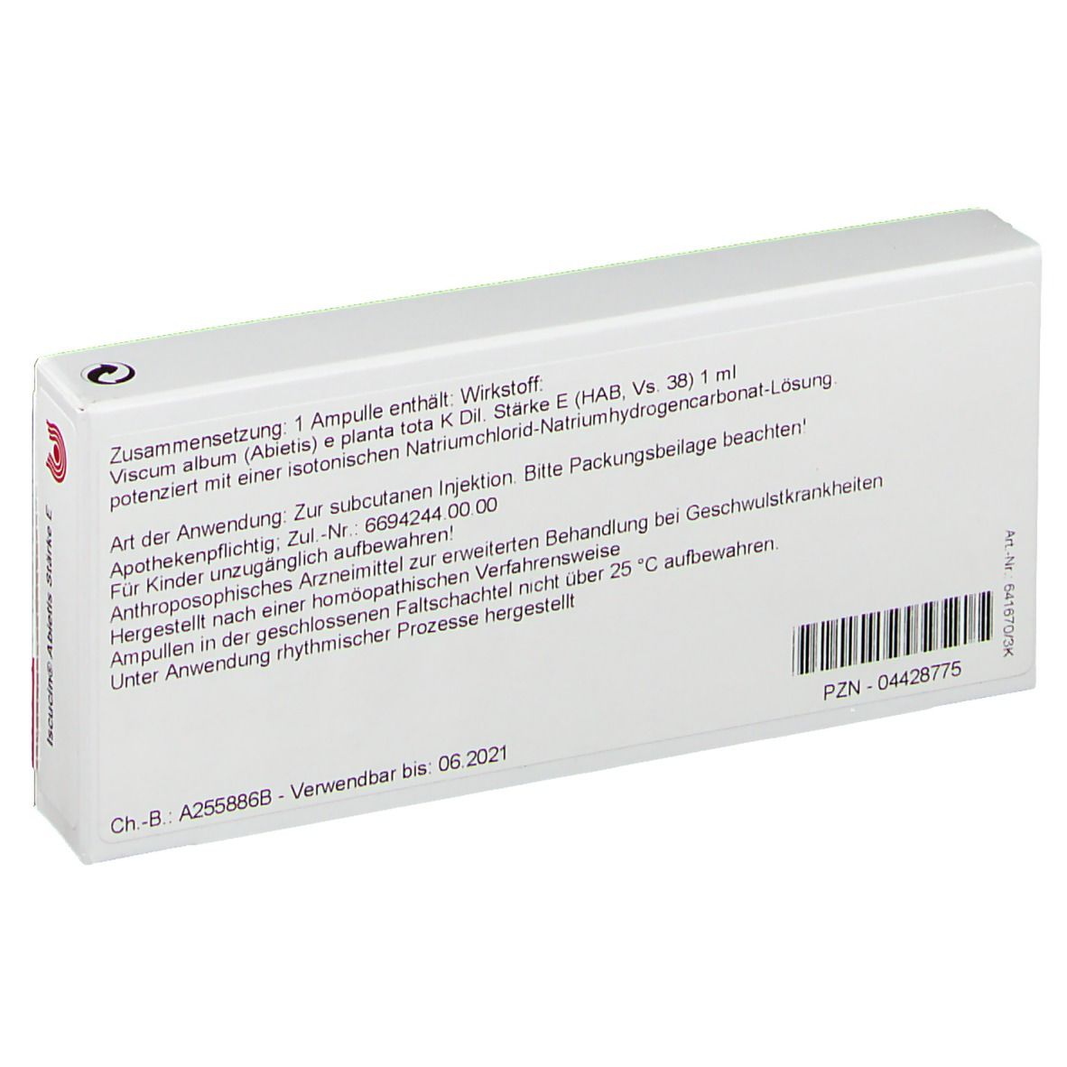 WALA® Iscucin Abietis St.E Amp.