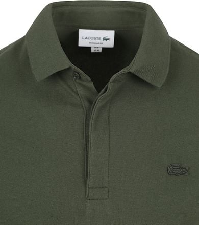 Lacoste Poloshirt Paris Piqué Donkergroen PH5522-HCF kopen