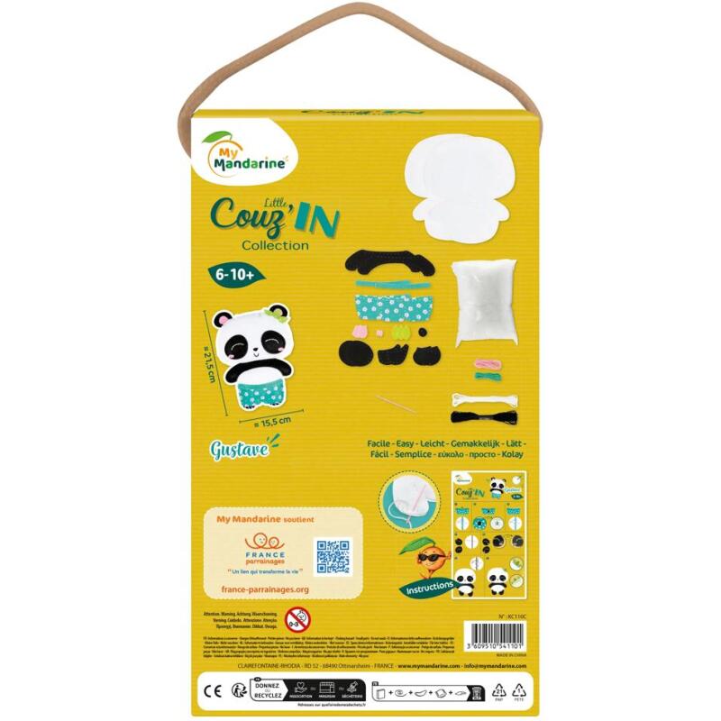 Little Couz'In, Gustave le panda - Noir & Blanc