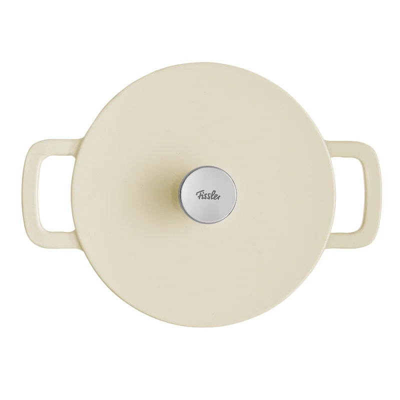 Fissler Moments braadpan Gietijzer - Ivory White 24cm