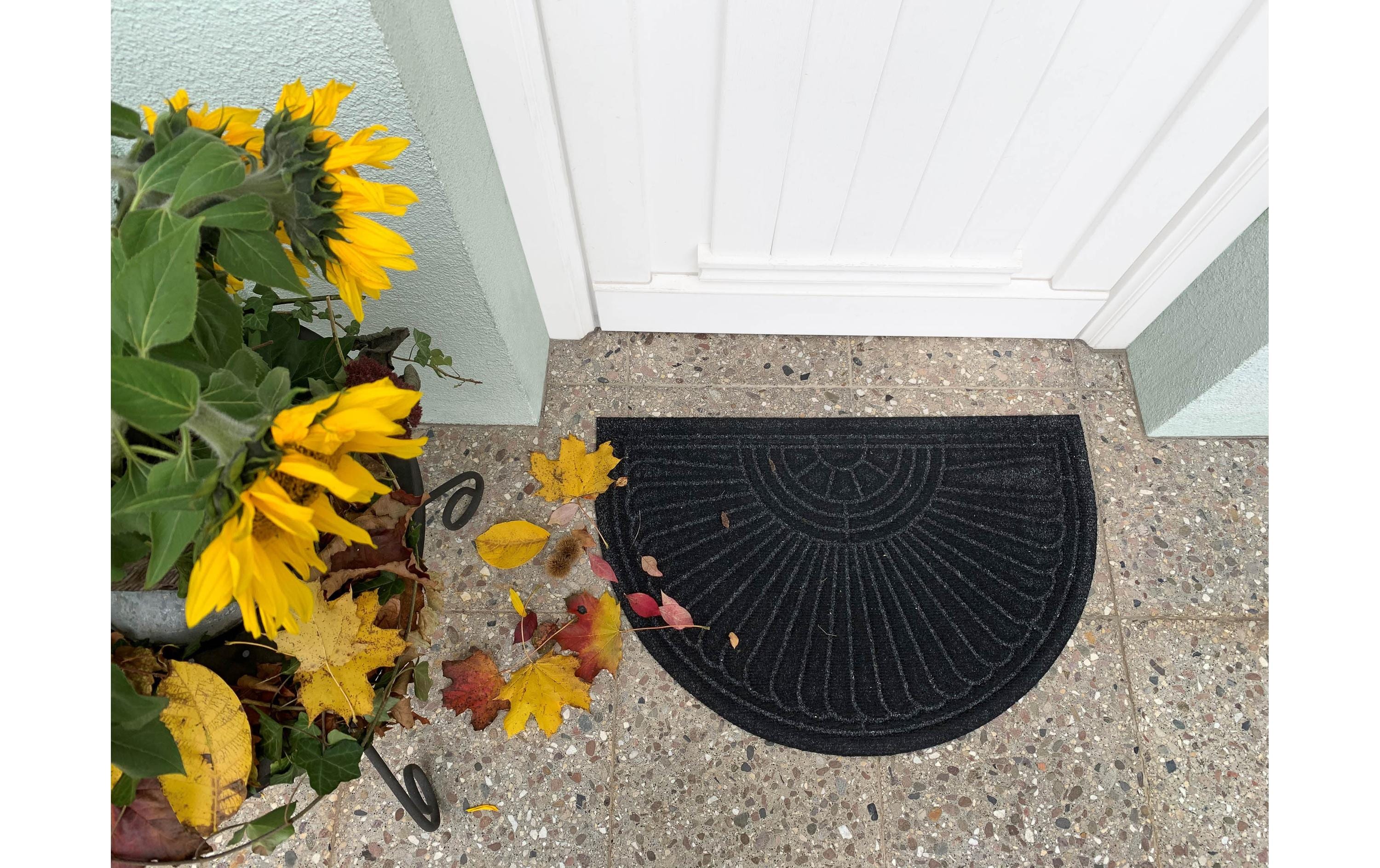 Fussmatte Dune 55 cm x 85 cm, GrauRutschfeste Outdoor Fussmatte