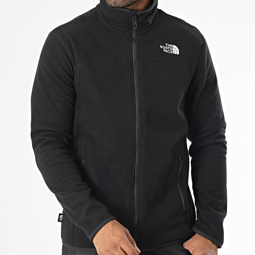 Veste Zippée Polaire Zippée Glacier Noir