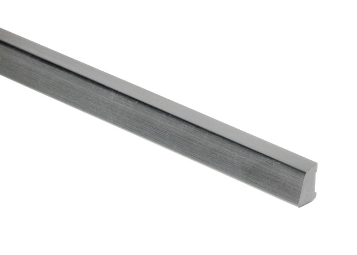 Sandliste plast koksgrå - 10 x 16 x 3000 mm