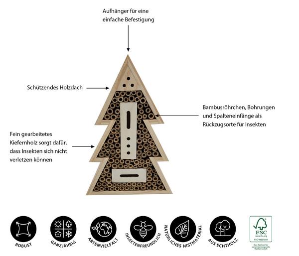 Dehner Natura Premium Insektenhotel Arbol, ca.