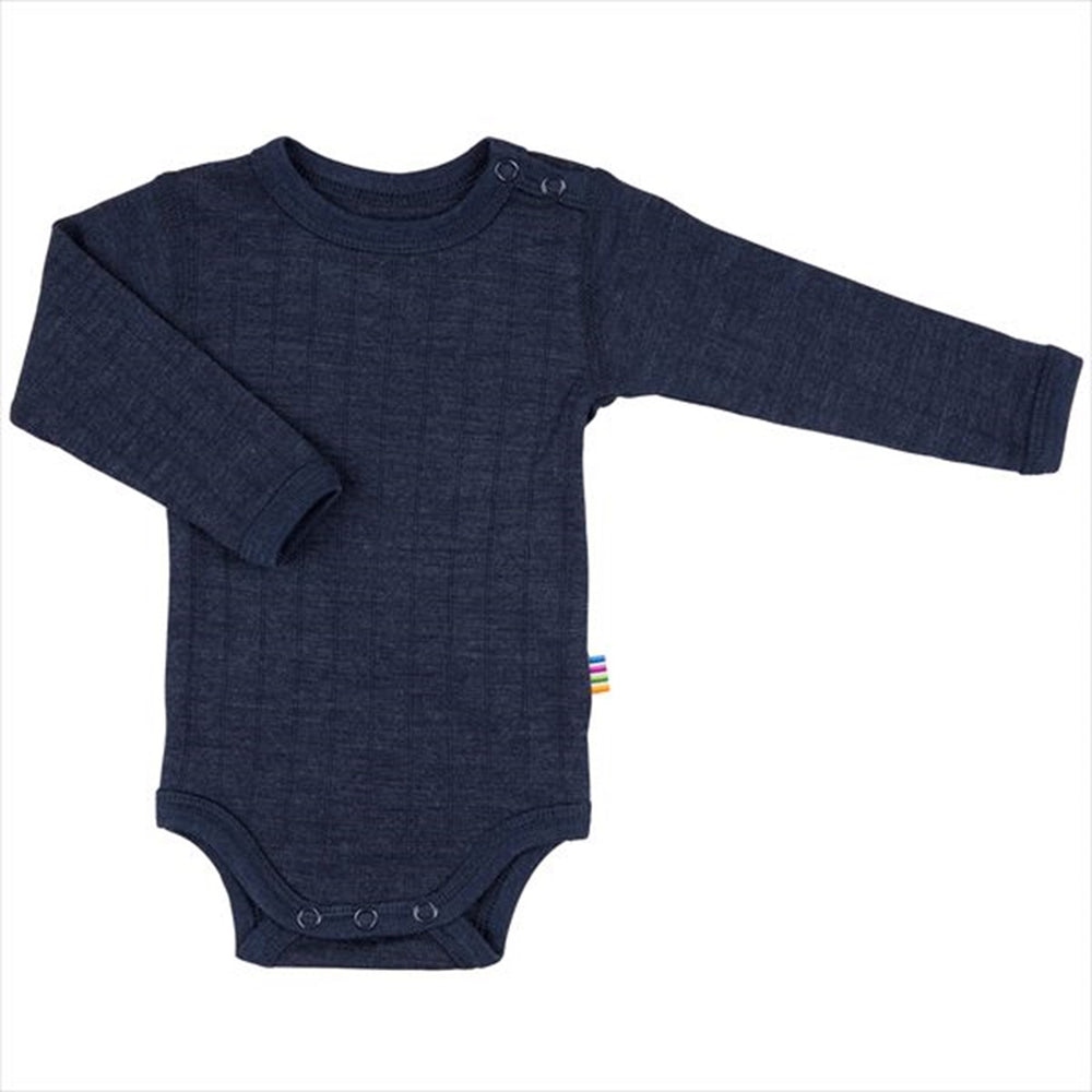 Uld/Silke Rib Navy Body - Joha → Luksusbaby.dk