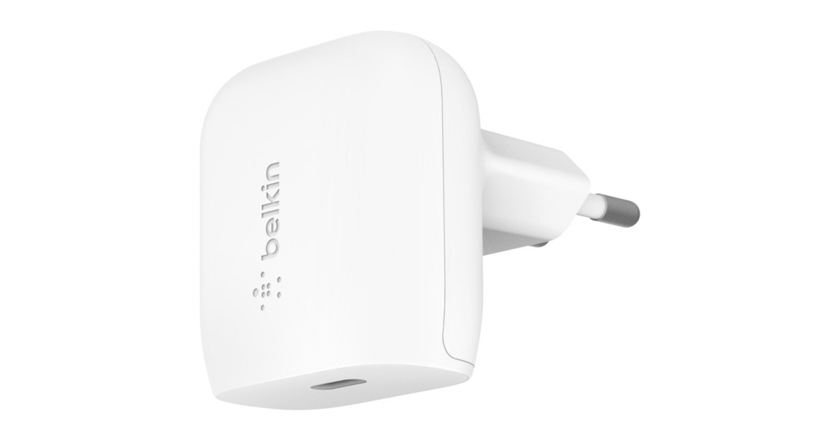 BelkinBOOSTCHARGE 20 W USB-C PD-wandlader  (Wit)