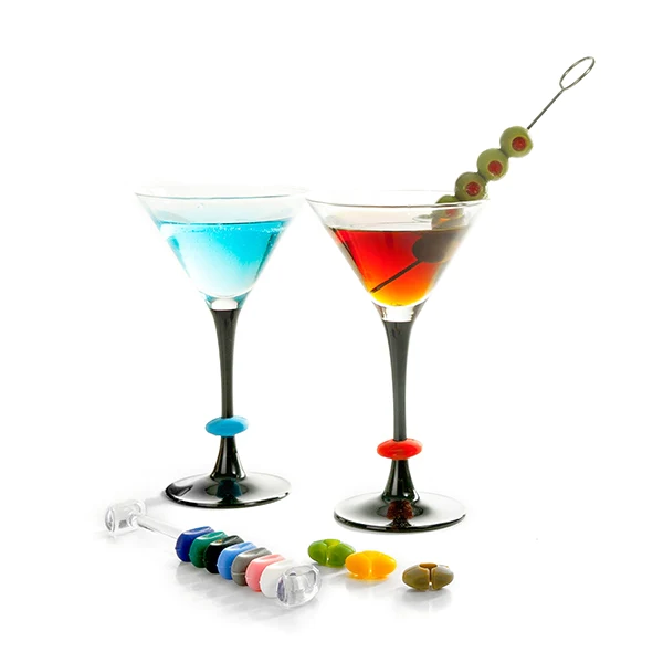 Set de 12 identificateurs de verres Ibili