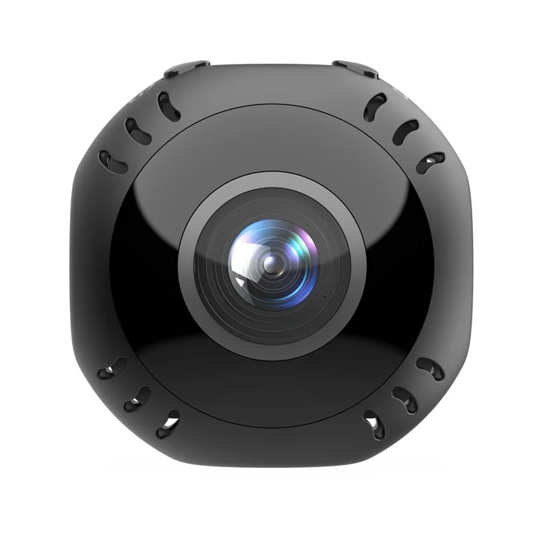Mini WiFi IP Kamera FullHD 1080p Infrarot LED's Nachtsichtfunktion mit Akku (800mAh) / MicroSD Kartenslot   Halterung iOS/Android - Schwarz