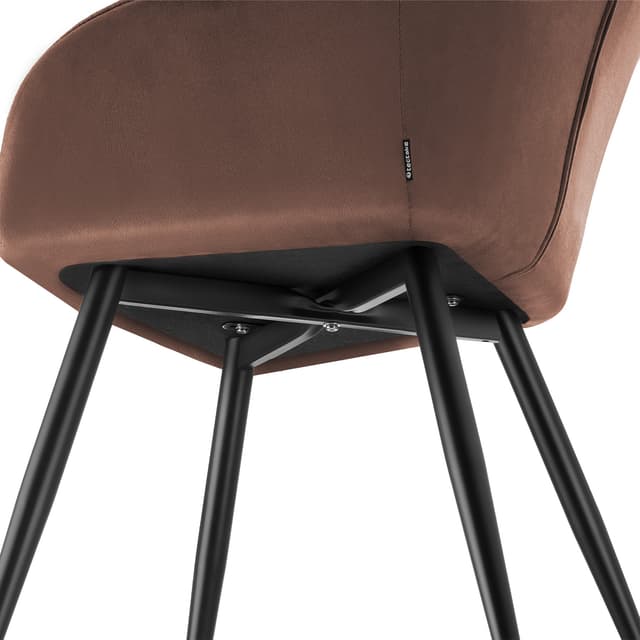 Stol Marilyn, velour, quiltet