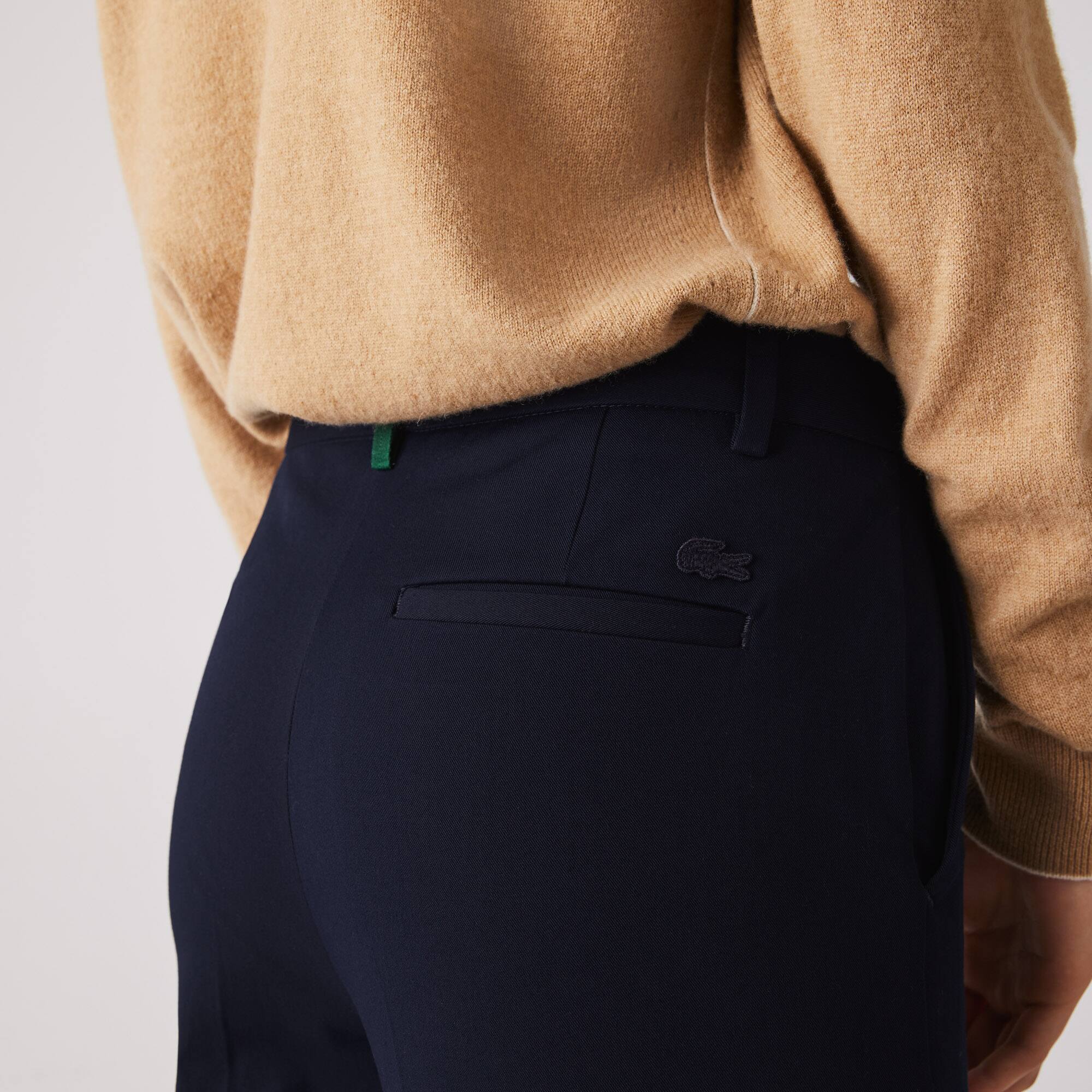 Slim Fit Damen Chino aus Stretch-Baumwolle Hosen & Shorts - Blau - Lacoste - Damen