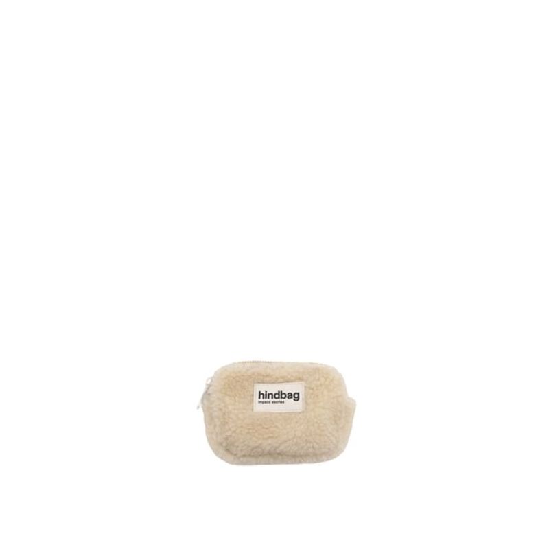 Porte monnaie Lili 13 cm Teddy Beige