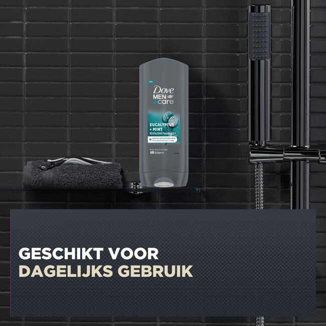 Dove Men + Care Showergel Eucalyptus + Mint 400 ML