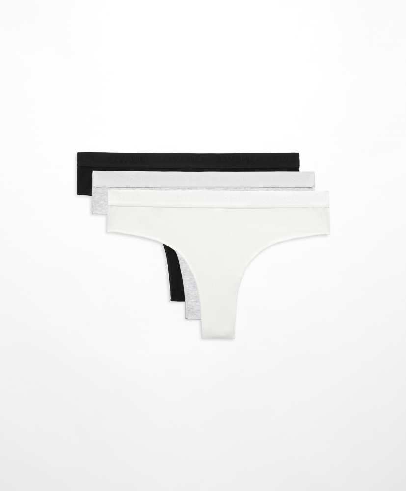 3 calcinhas Cheeky de algodão confortáveis com logo