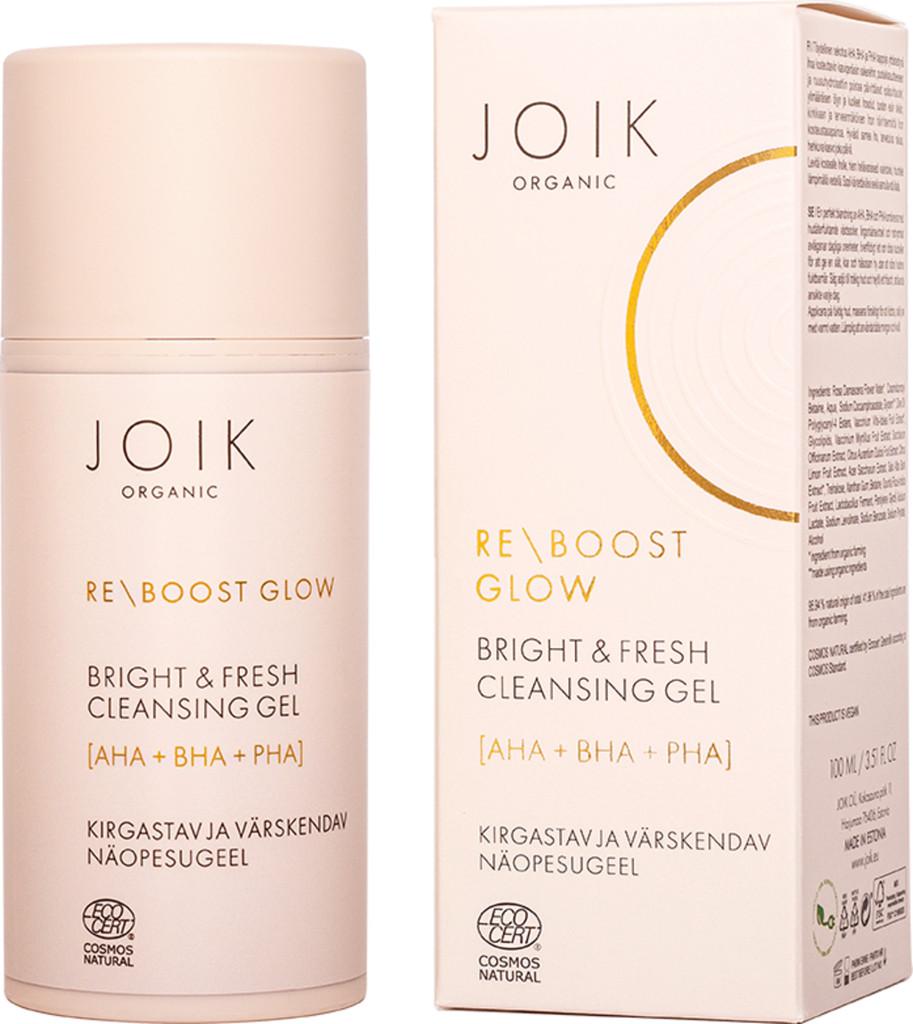 JOIK Organic  Re-Boost Glow Bright & Fresh Cleansing Gel, 100 ml