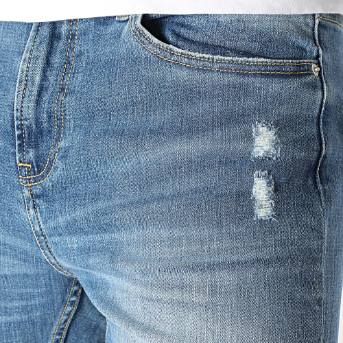 Jean Slim Eden Fripe Bleu Denim
