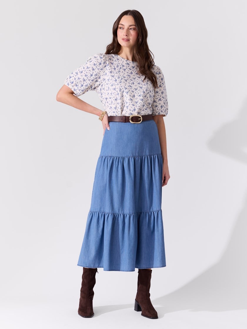 Linette topp Marshmallow