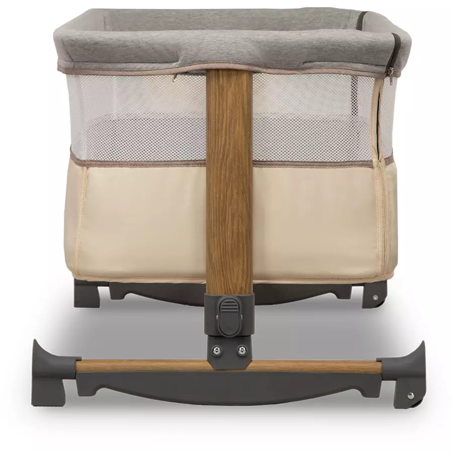 lionelo Beistellbett Leonie Beige Sand
