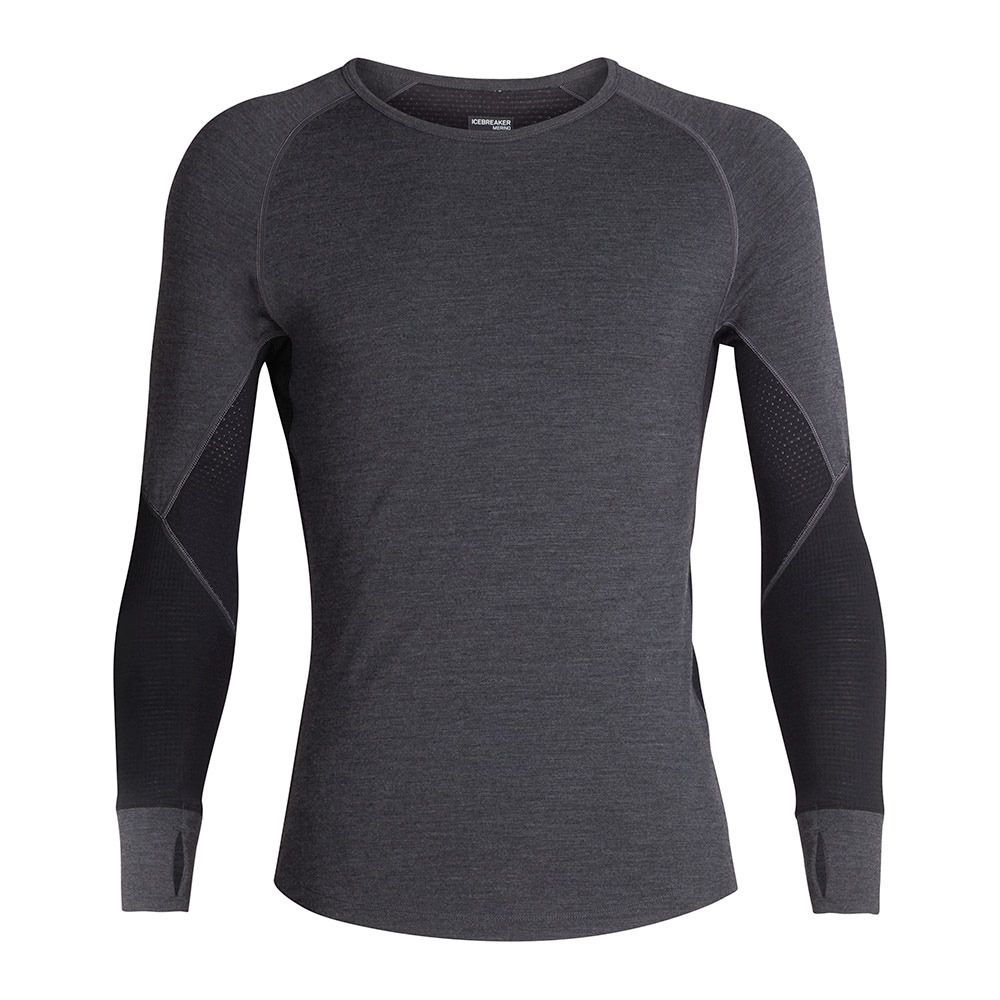Icebreaker 260 ZONE MERINO - Sous-couche Homme jet heather/black