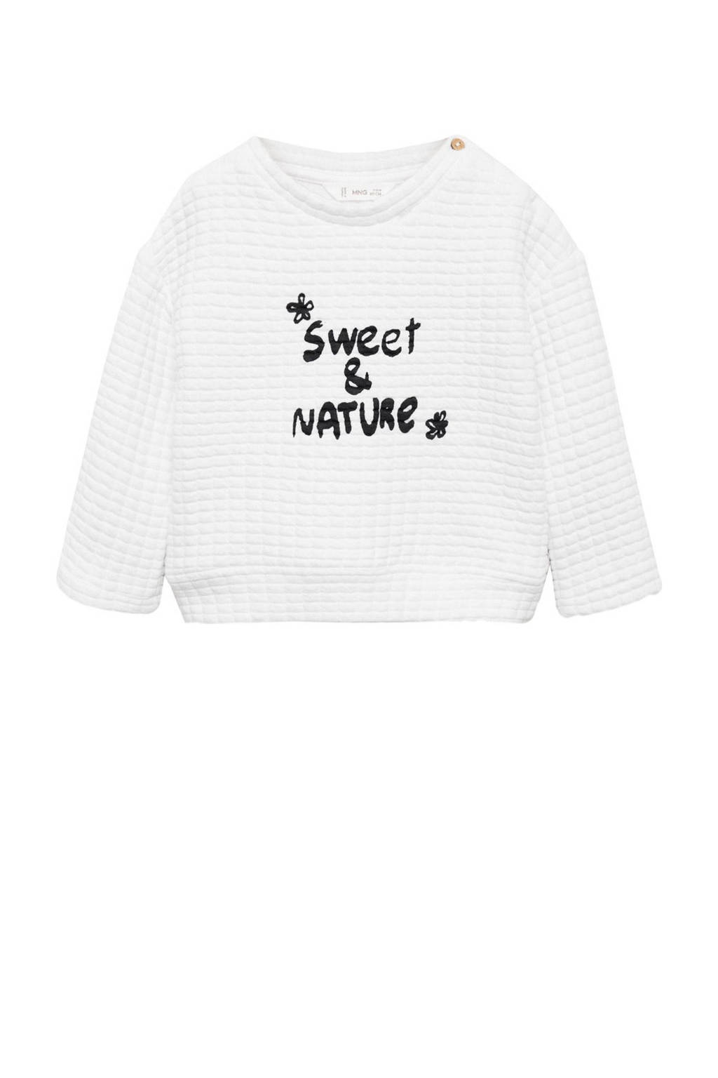Mango Kids sweater wit