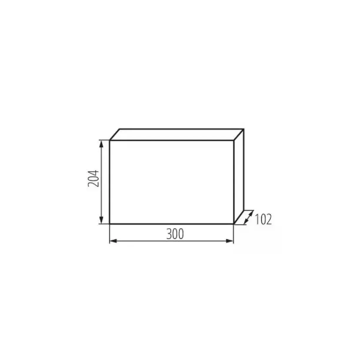 Kanlux Tableau Électrique mural Blanc 2x6P Modules