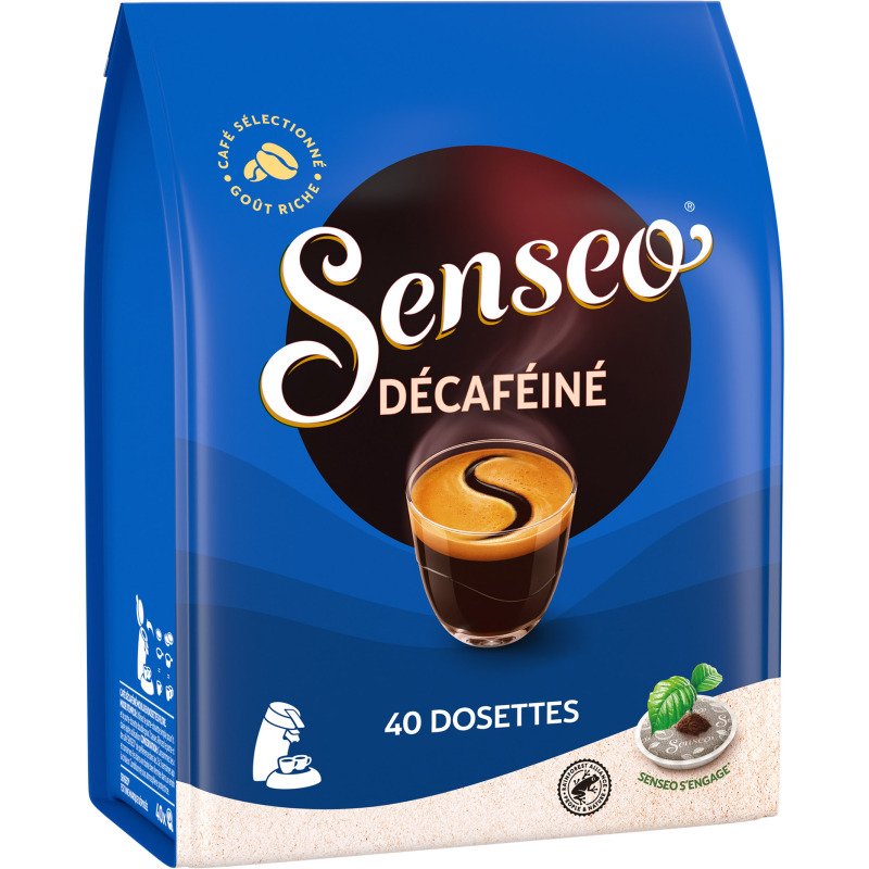Dosettes de café Senseo Décaféiné - Paquet de 40