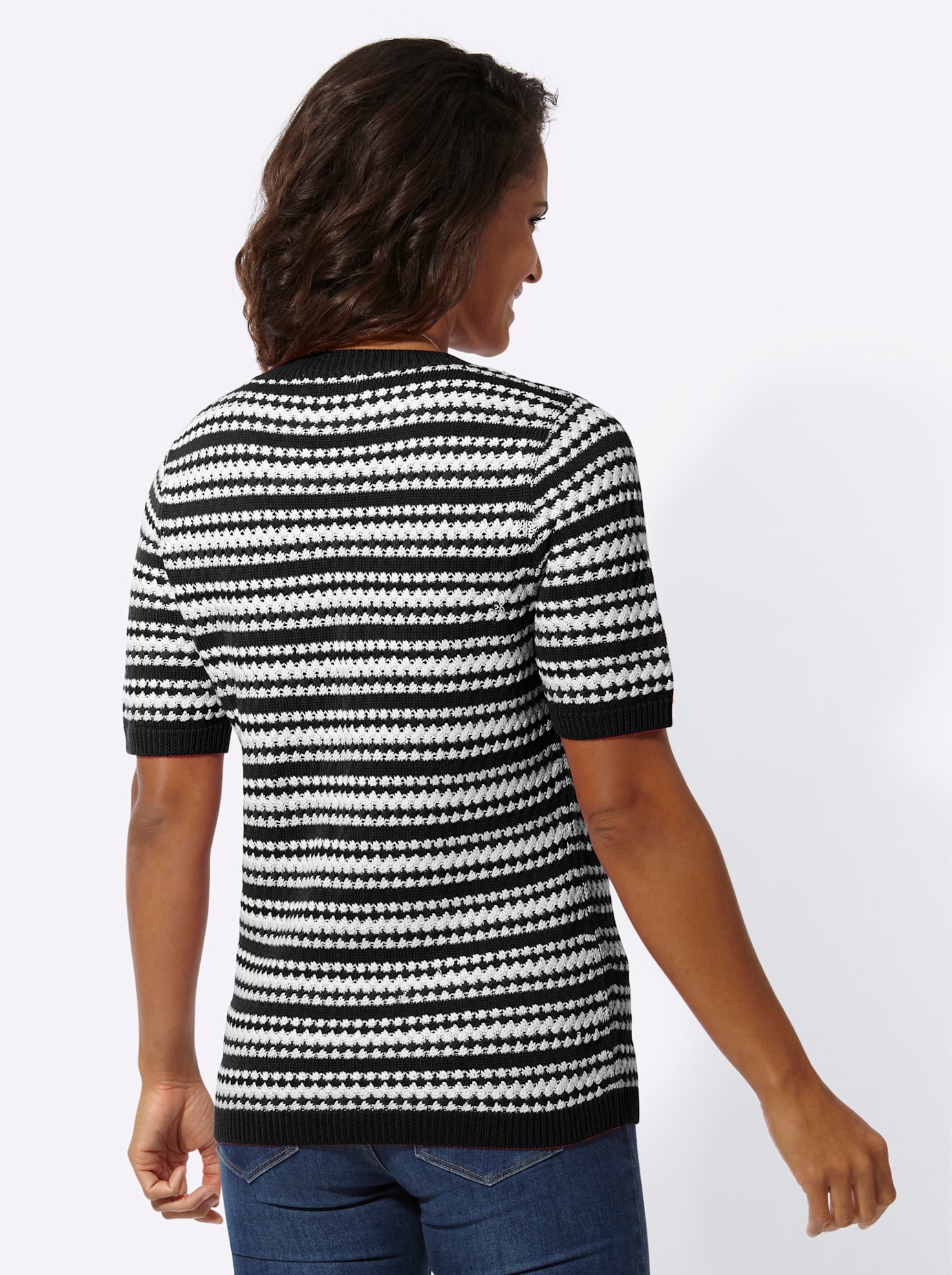 Casual Looks Kurzarmpullover »Pullover«