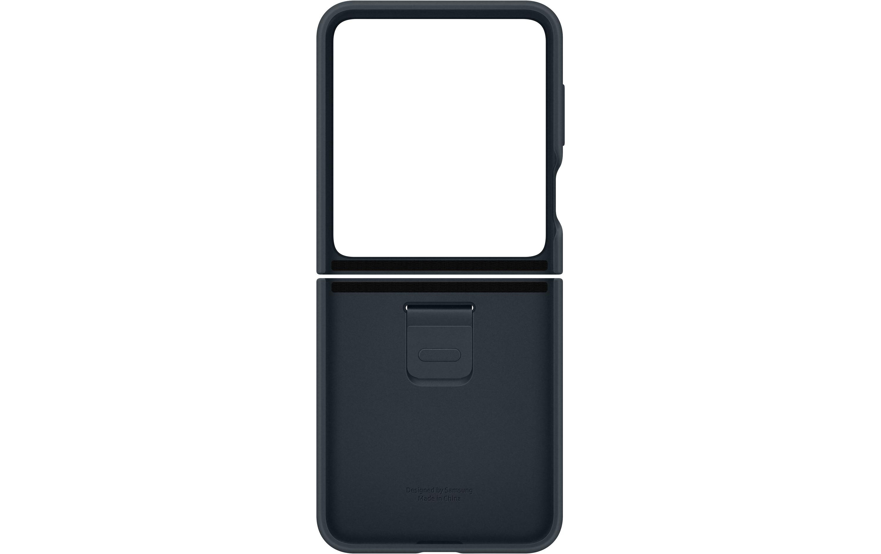 Back Cover EF-PF731 Silicon Case Galaxy Z Flip5 mit RingSilikon-Schutzhülle mit Ring für das Samsung Galaxy Z Flip5