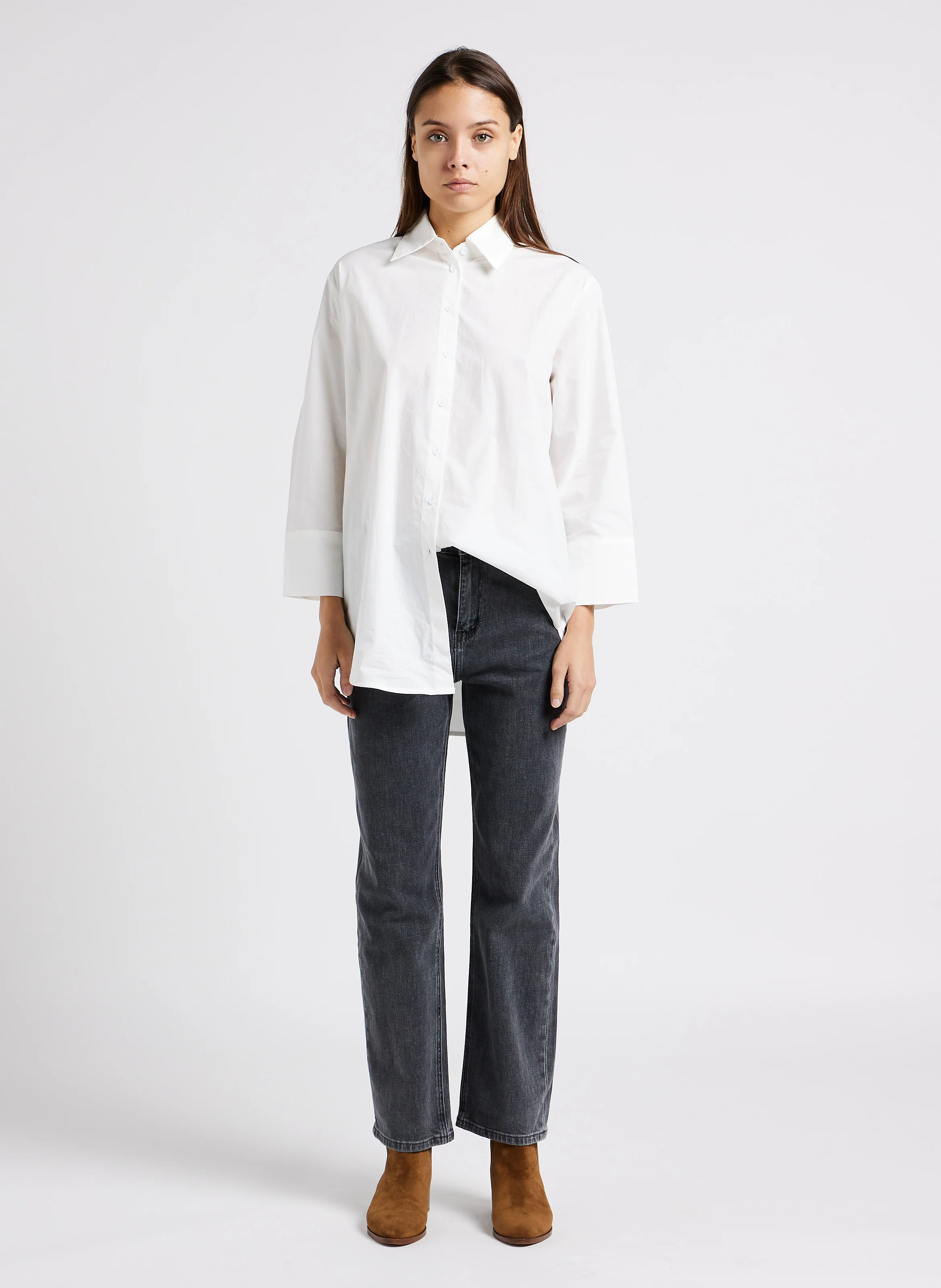 N°408 - Bottines en cuir | Marron