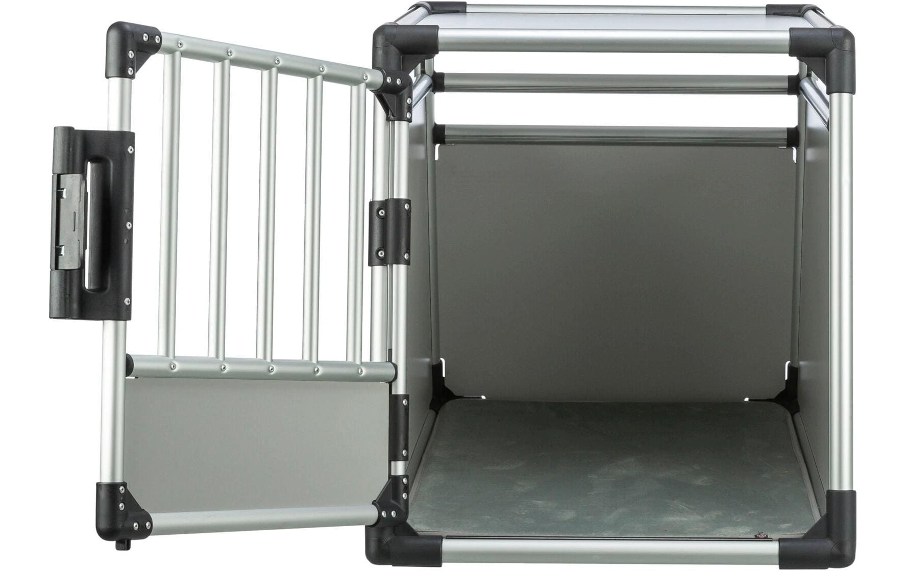 Transportbox Aluminium M - L<br>Transportbox, Schwarz/Silber