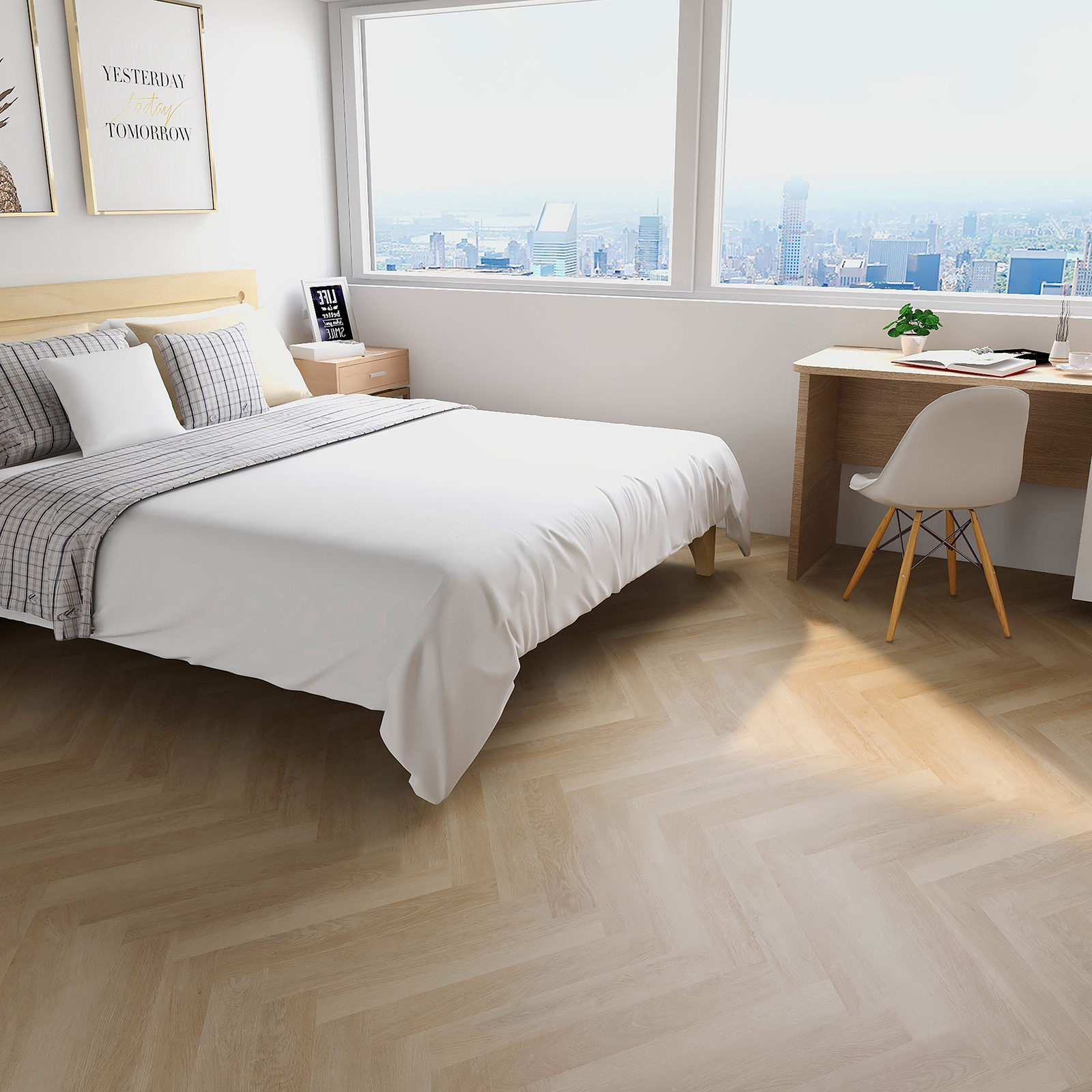 Click-Vinyl - Prenzlau Eiche Herringbone - 5,5 mm