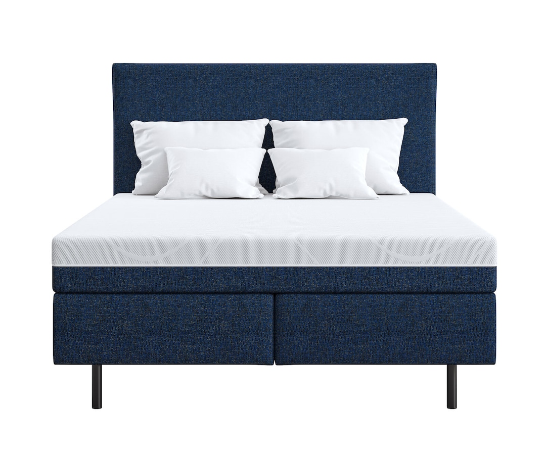 SCHLARAFFIA Boxspringbett MYNAP 140 x 200 cm Casual Navy Blue