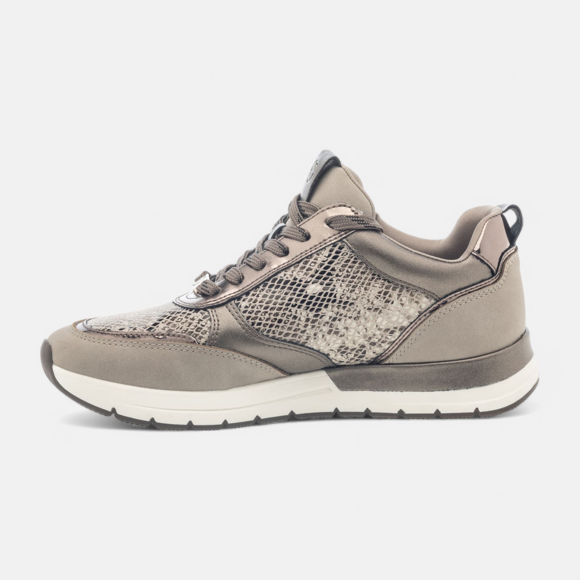 Baskets basses Femme taupe
