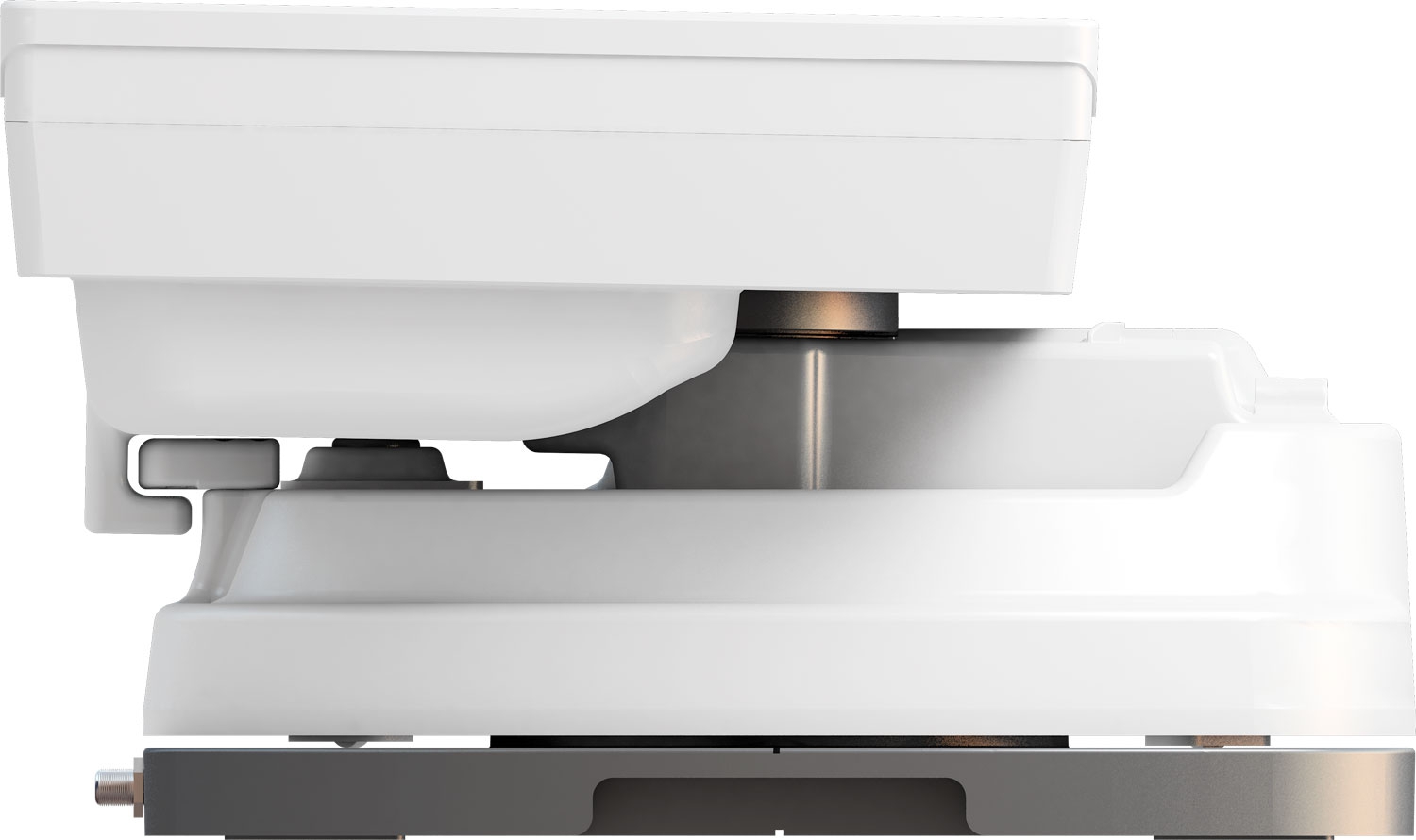 Selfsat Snipe 3 R Vollautomatische Sat-Flachantenne mit Fernbedienung Single LNB