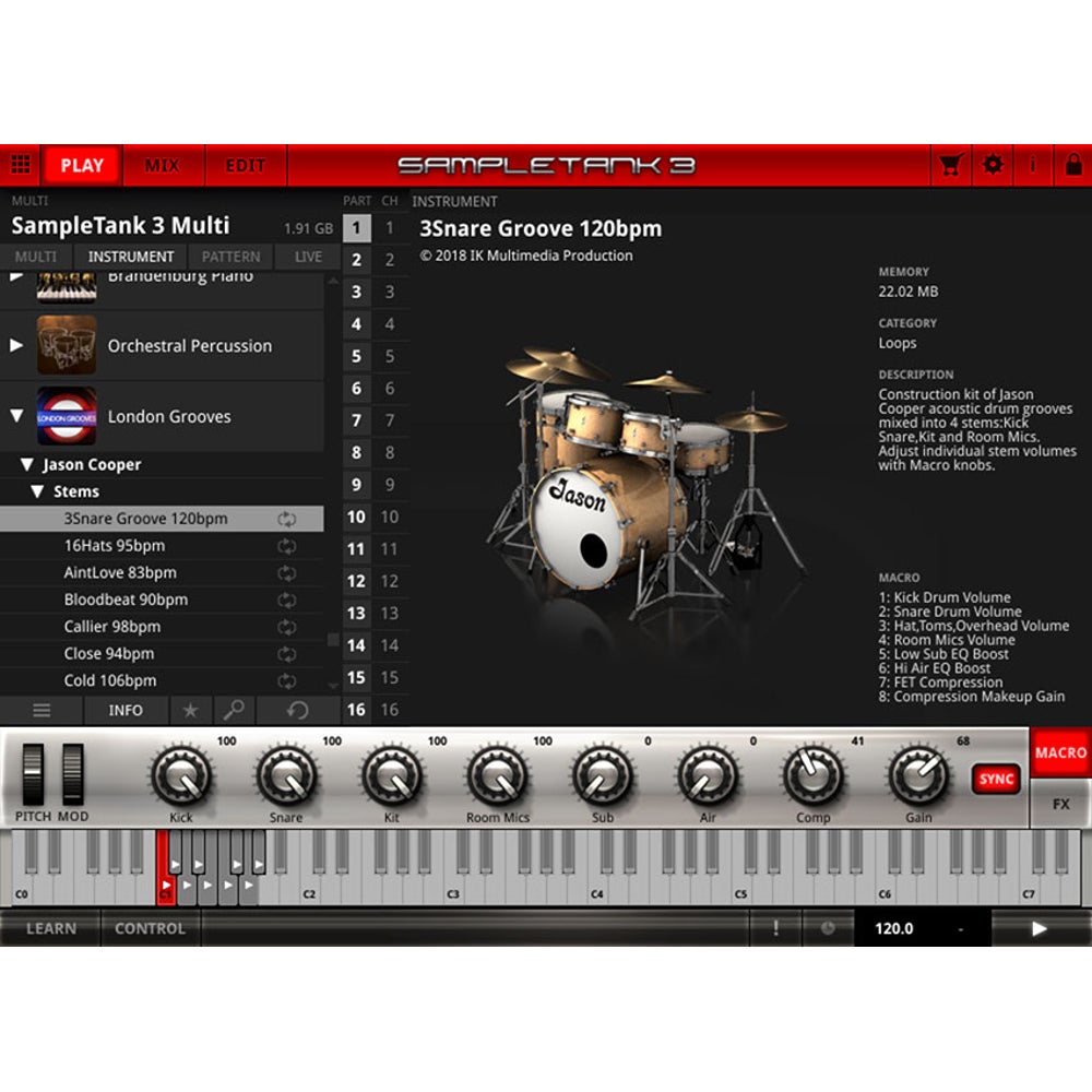 IK Multimedia London Grooves (download)