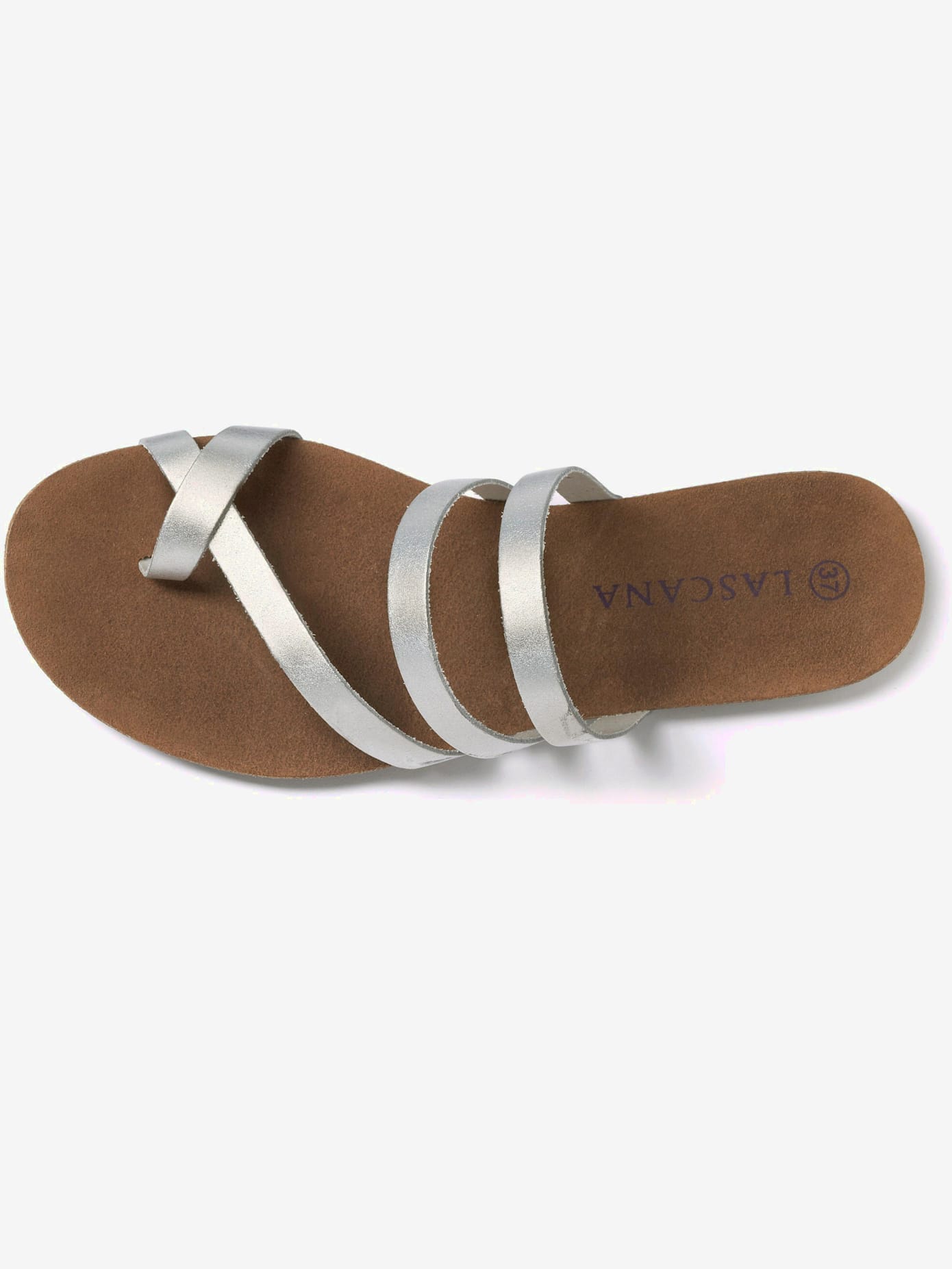 Tongs mules en cuir doux