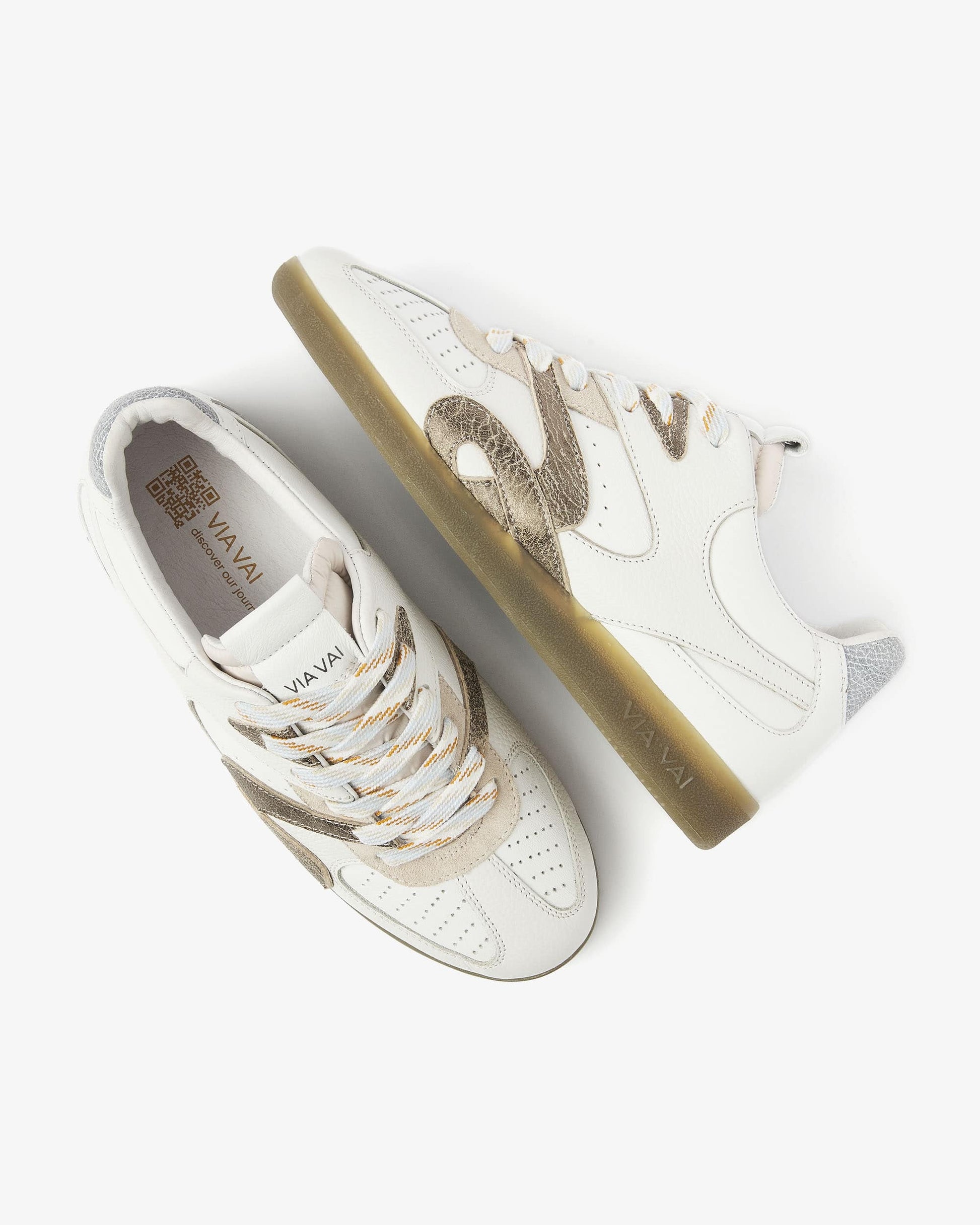 VIA VAI witte dames sneakers Nilla Macy