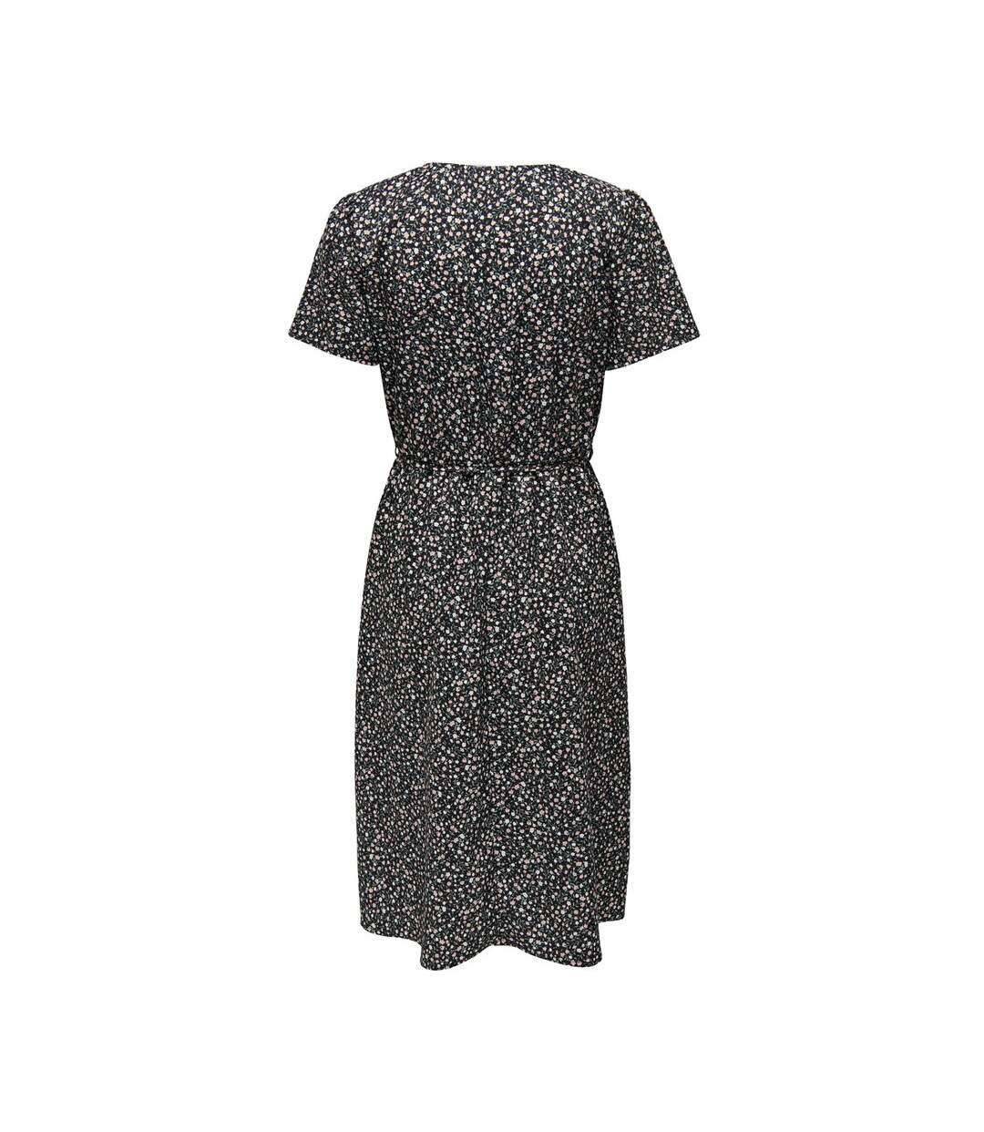 Robe Noir à Fleurs Femme JDY Rika
