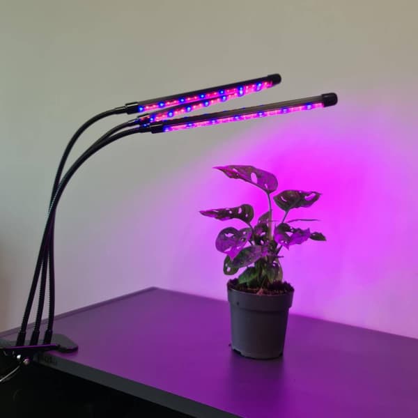 Justerbar dyrkingslampe - LED, timer
