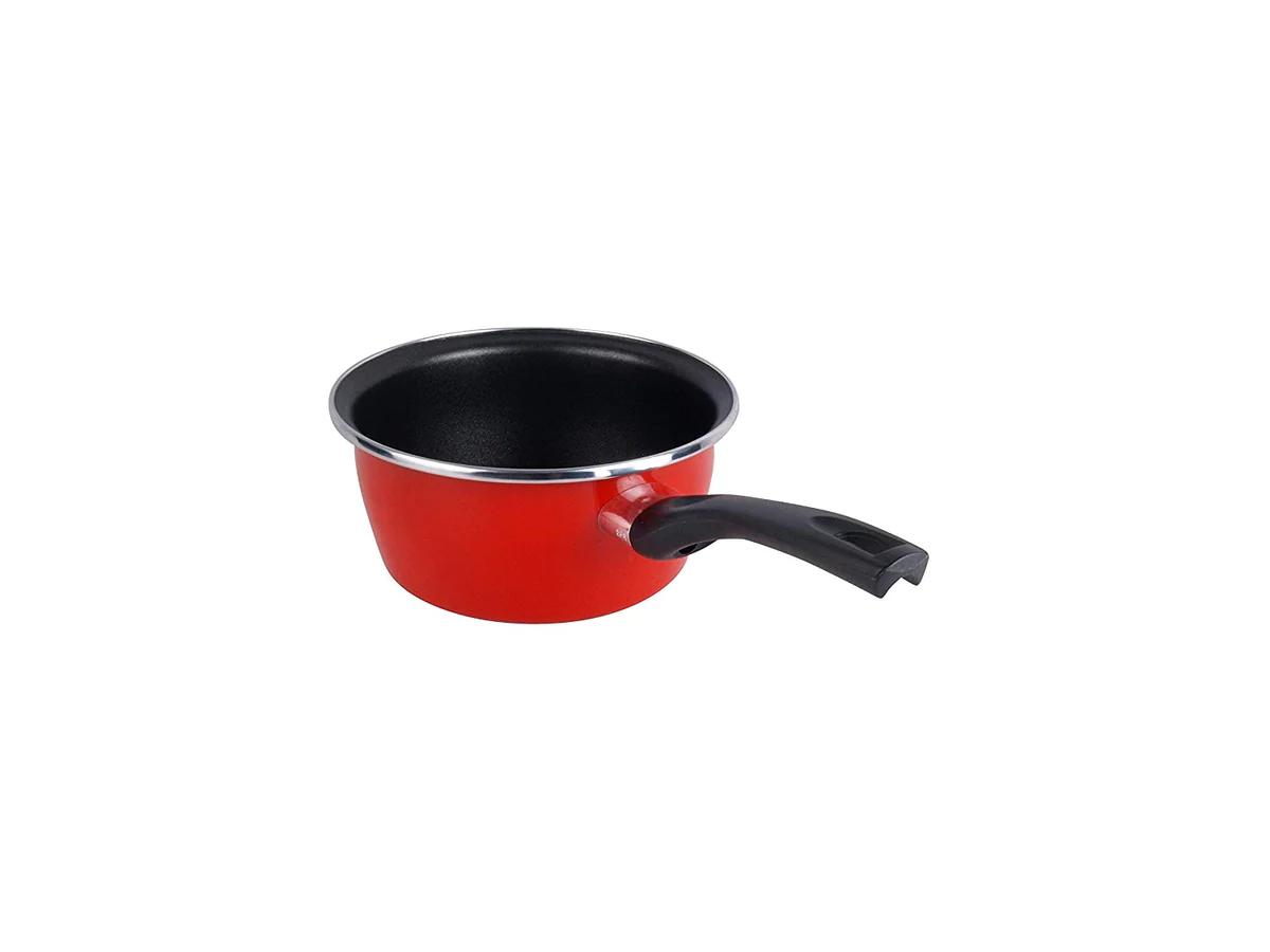Batterie de cuisine 5 pièces, induction, antiadhésive sans PFOA Rouge
