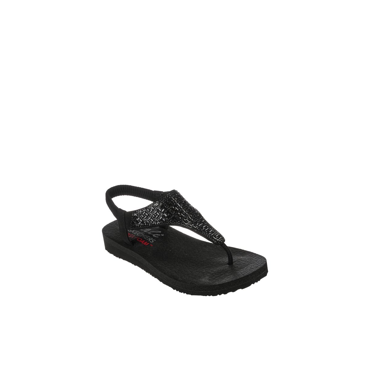 2X les points-Sweet_rock-Talon plat - Noir