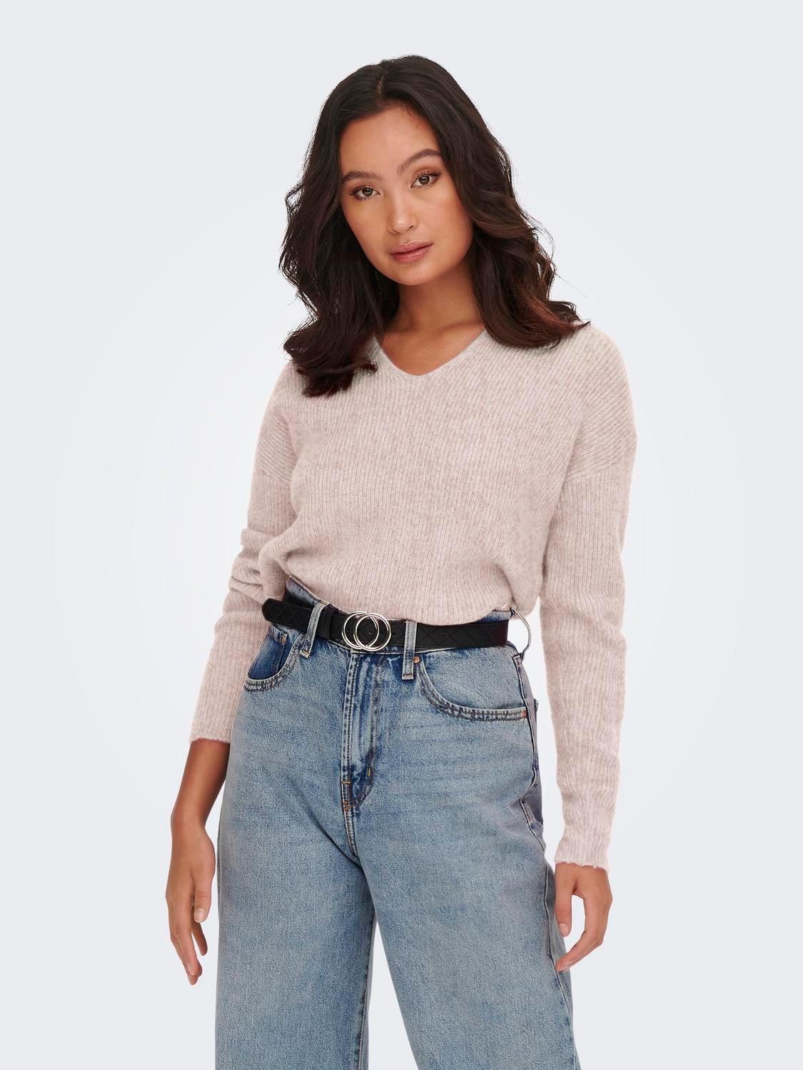 ONLCAMILLA Strickpullover Pumice Stone