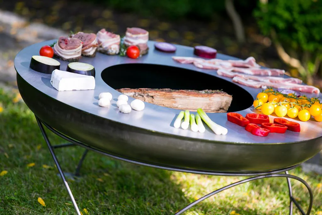 FARMCOOK Grillplatte Feuerplatte für Feuerschale Ø 61 CM