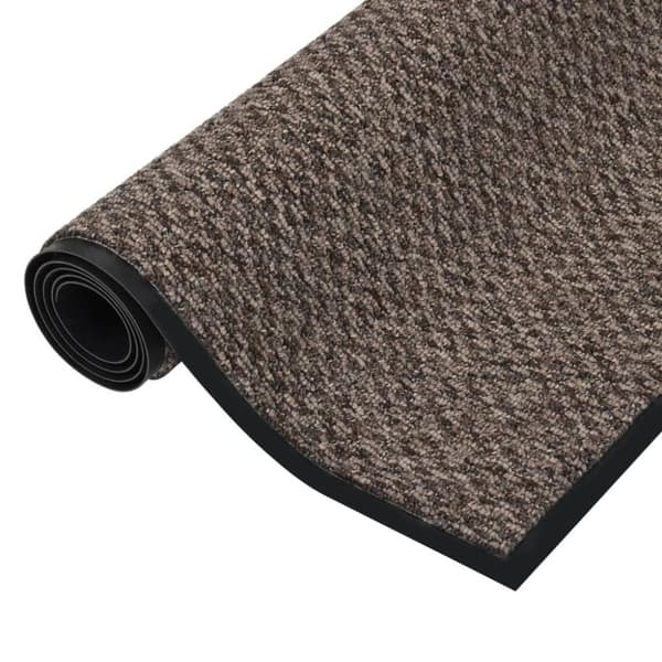 vidaXL Dørmatte beige 80x120 cm