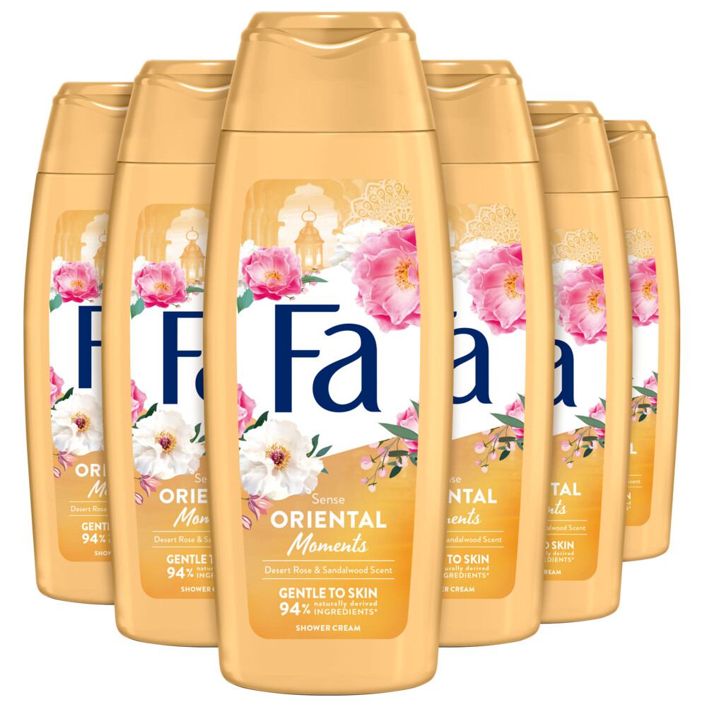 6x Fa Douchegel Oriental Moments250 ml