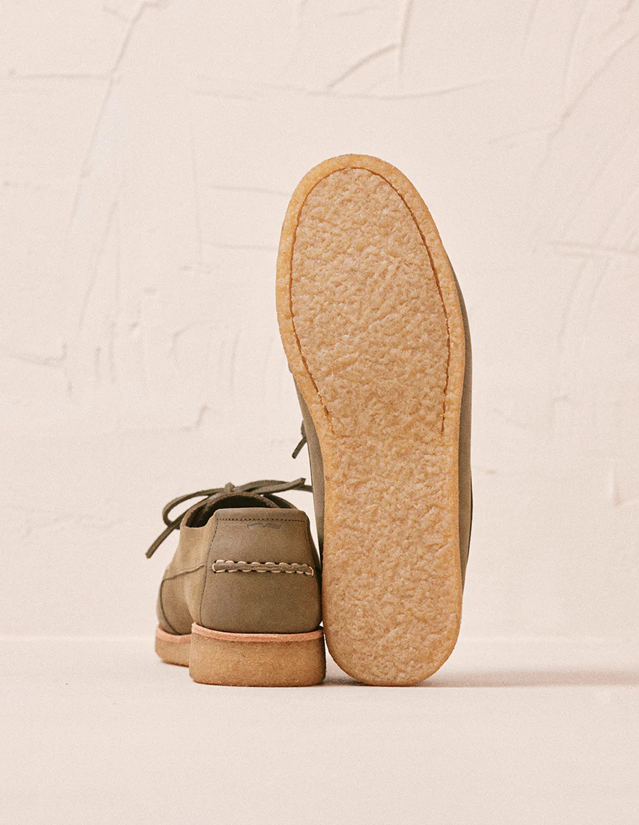 Chaussures Bateau Georges - Nubuck olive