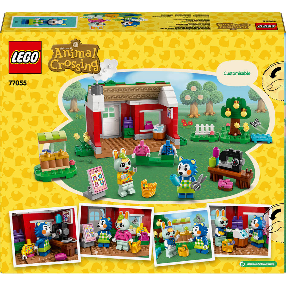 LEGO Animal Crossing kleermakerij van de zusjes Able 77055