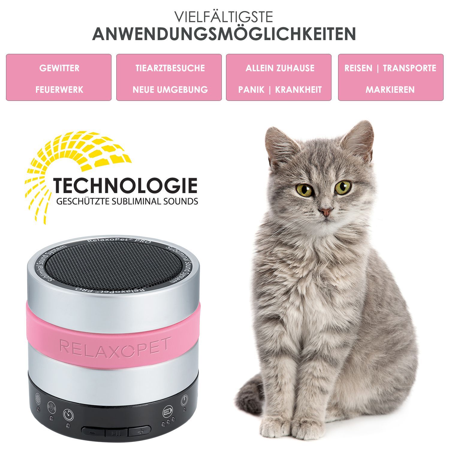 RelaxoPet PRO Entspannungssystem für Katzen