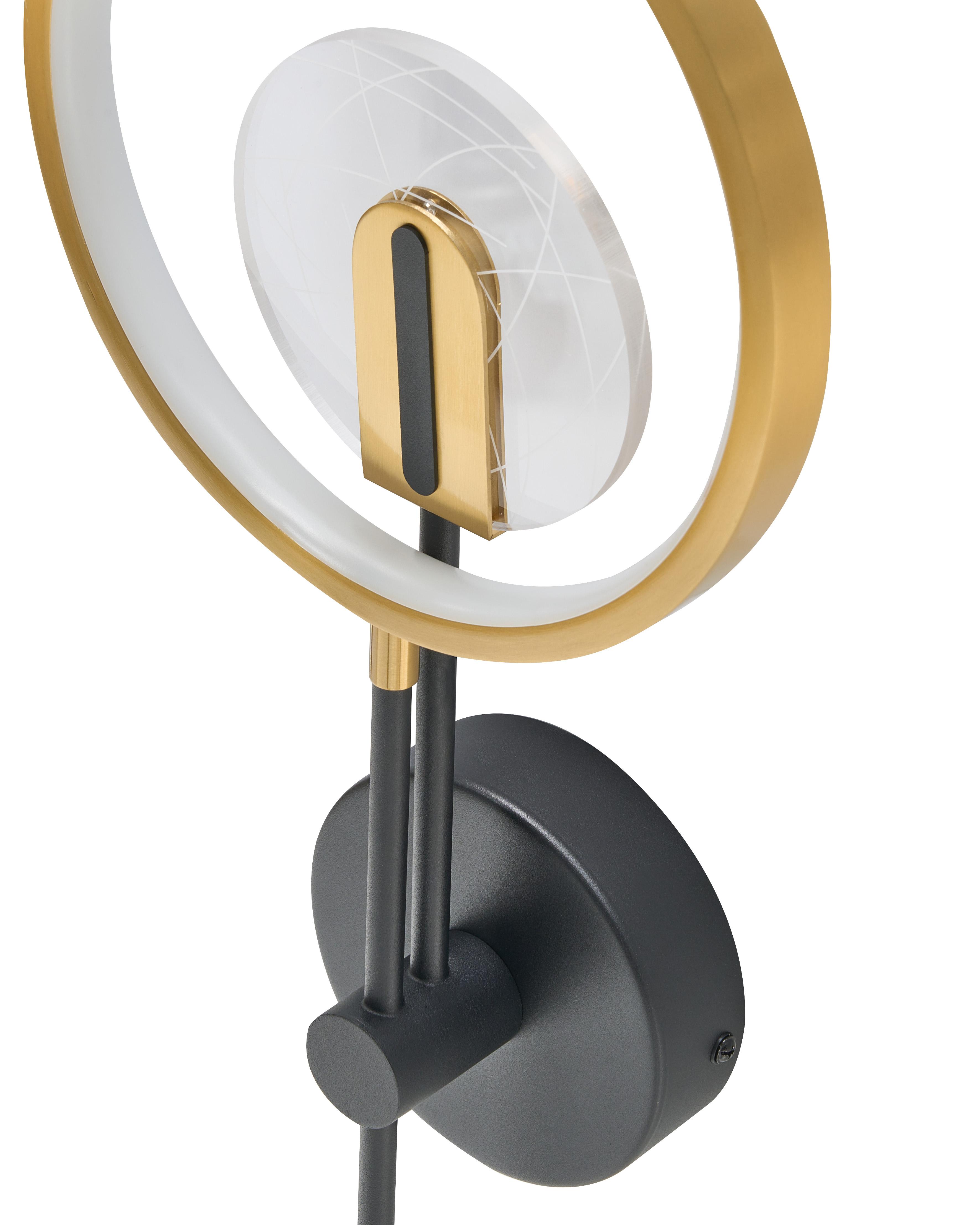 LED wandlamp SAMBRE Metaal Goud Zwart