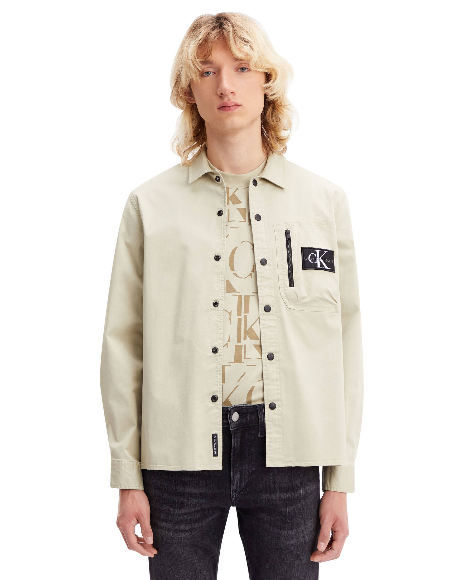 CALVIN KLEIN JEANS| Herren Hemdjacke
