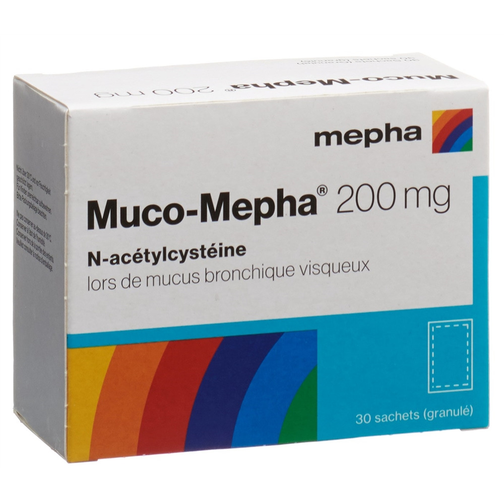 MUCO Mepha Gran 200 mg Btl 30 Stk